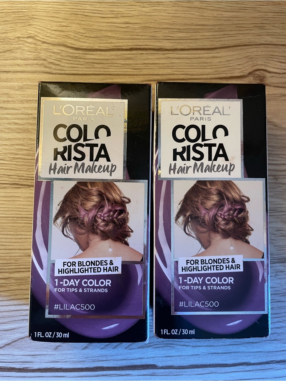 L'Oréal Colorista 1-Day Hair Makeup in Lilac (Lilac500)Bundle x2